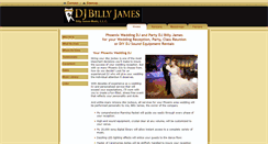 Desktop Screenshot of billyjamesmusic.com